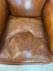 Pair of French Leather Club Chairs