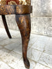 Pair 19th Century Marquetry Dining Chairs