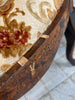 Pair 19th Century Marquetry Dining Chairs