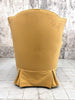 Pair of Yellow Napoleon III Turned Leg Armchairs to reupholster