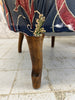 Pair of Napoleon III Blue Armchairs to Reupholster
