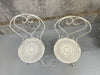Pair of Decorative Metal GardenChairs