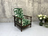 Palm Fronds Reclining Morris Chair to Reupholster