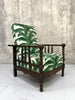 Palm Fronds Reclining Morris Chair to Reupholster