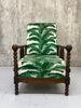 Palm Fronds Reclining Morris Chair to Reupholster