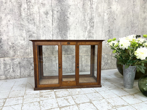 Pharmacy Glazed Table Top Cabinet