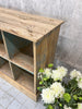 Free Standing Rustic Pigeon Hole Storage Sideboard