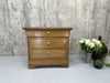 Solid Oak Chest of Drawers with Cup Handles