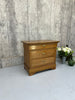 Solid Oak Chest of Drawers with Cup Handles