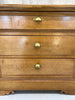 Solid Oak Chest of Drawers with Cup Handles