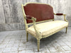 Shabby Chic Antique French Canape Sofa Bench