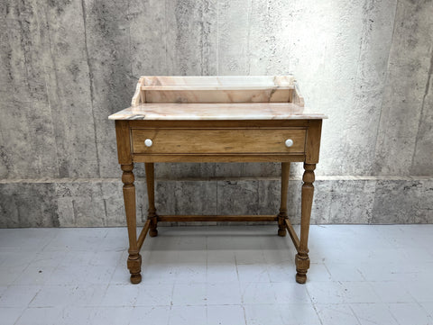 Pink Marble Wash Stand Table
