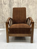 1920's Reclining Sunburst Morris Chair with Footstool