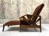 1920's Reclining Sunburst Morris Chair with Footstool