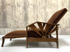 1920's Reclining Sunburst Morris Chair with Footstool