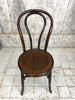 Set of Four Fischel Round Back Bentwood French Bistro Chairs