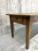 218cm Rustic Taper Leg Dining Table