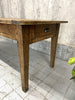 218cm Rustic Taper Leg Dining Table