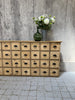 Rustic Apothecary Sideboard Storage 36 Drawers