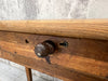 Rustic French Taper Leg Desk Console Table Childs Desk or Coffee Table