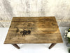 104.5cm Rustic Oak 1930's Bistro Table