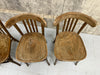 Set of 4 Saddle Back Bentwood Bistro Chairs