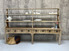 Rustic Two Piece Dresser with Shelves and Drawers