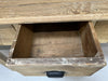 Rustic Two Piece Dresser with Shelves and Drawers