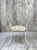 2 Metal Garden Chairs + 2 Carvers + Circular Table With Umbrella Hole