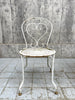 2 Metal Garden Chairs + 2 Carvers + Circular Table With Umbrella Hole