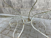2 Metal Garden Chairs + 2 Carvers + Circular Table With Umbrella Hole