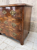Small French Serpentine Veneer Chest of Drawers