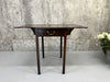 18th Century Serpentine Mahogany Pembrook Drop Leaf Table