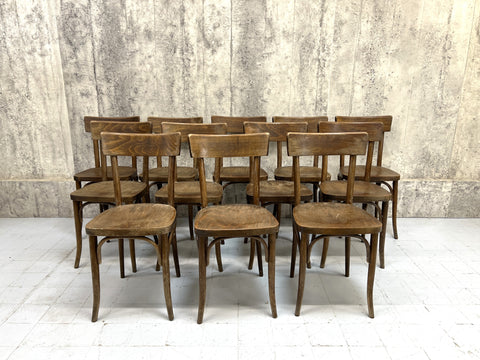 Set of 12 Bentwood Bistro Chairs