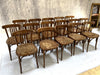 Set of 16 Saddle Back Bistro Bentwood Bistro Chairs