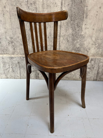 Set of 27 Bentwood Saddle Back Bistro Chairs