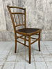 Set of 3 Bistro Chairs with Original Leather Seat Pad