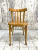 Set of 3 Blonde Saddle Back Bistro Chairs