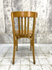 Set of 3 Blonde Saddle Back Bistro Chairs