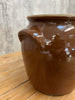 Set of Three Brown French Confit Pots