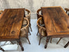 Set of 4 French Bistro Tables with Turned Legs