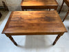 Set of 4 French Bistro Tables with Turned Legs
