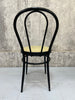Set of 4 Black Round Back Black French Bistro Chairs