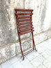 Set of 4 Red Folding Bistro Garden Chairs
