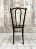 Set of Eight Embossed Bentwood Johann Kohn Bistro Chairs