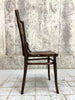 Set of Eight Embossed Bentwood Johann Kohn Bistro Chairs