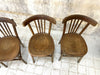 Set of 4 Rustic Bistro Chairs