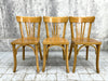 Set of Three French Bistro Cafe Chairs