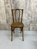 Set of 7 Missmatching Matching Bentwood Bistro Chairs