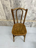 Set of 7 Missmatching Matching Bentwood Bistro Chairs